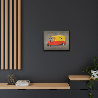 Hearse Framed Canvas Gallery Wrap