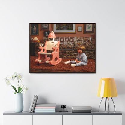 Electric Chair "Timeout"- Framed Gallery Canvas Wrap