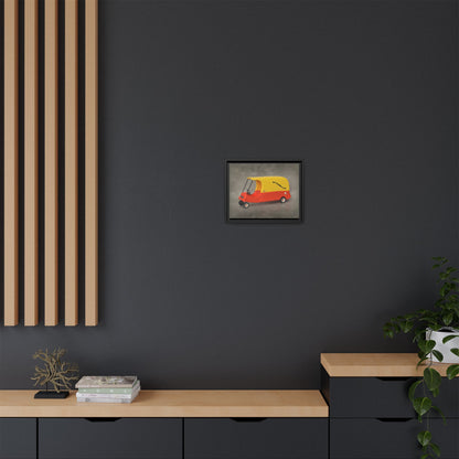 Hearse Framed Canvas Gallery Wrap