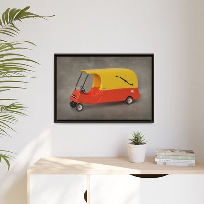 Hearse Framed Canvas Gallery Wrap