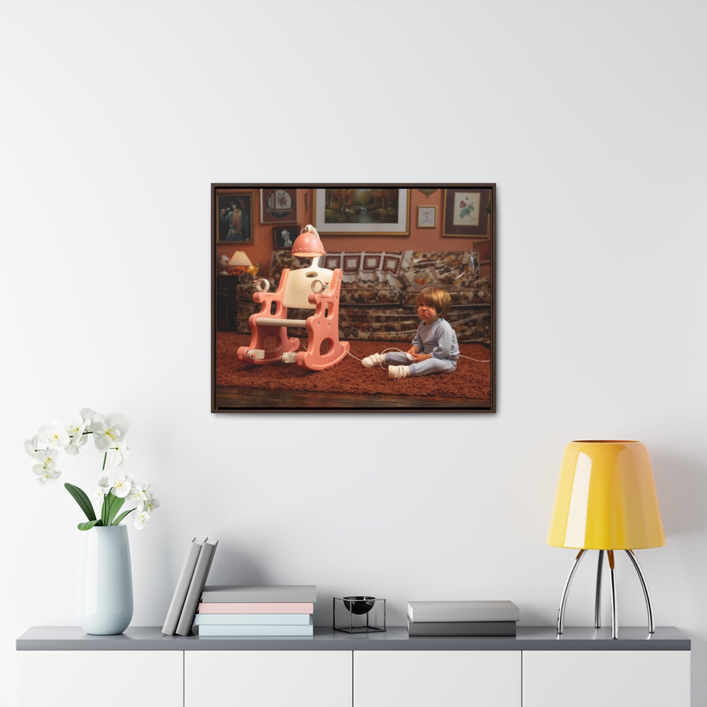 Electric Chair "Timeout"- Framed Gallery Canvas Wrap