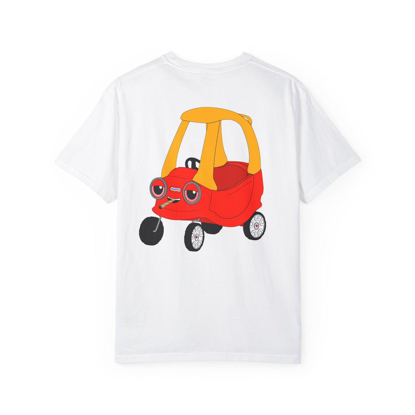 Stoned Cozy Coupe T-Shirt (Back Printed)