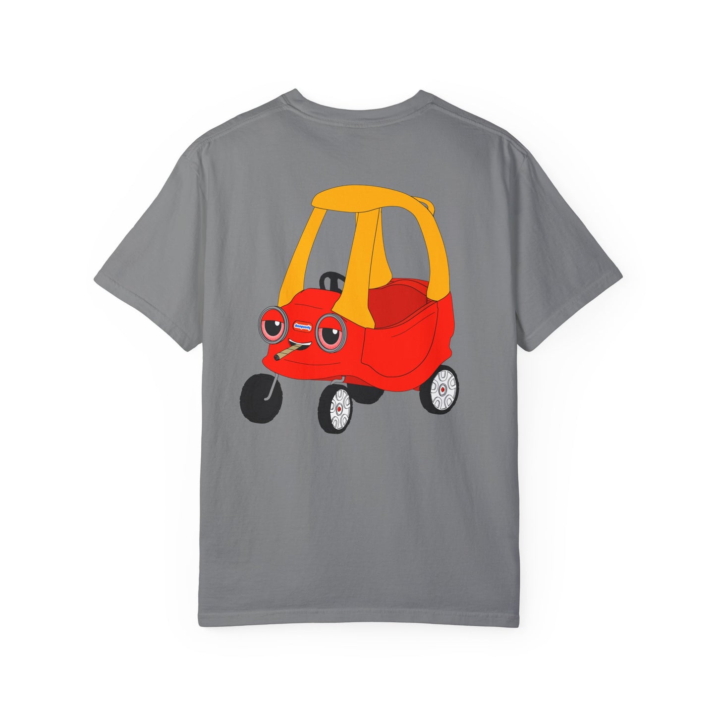 Stoned Cozy Coupe T-Shirt (Back Printed)