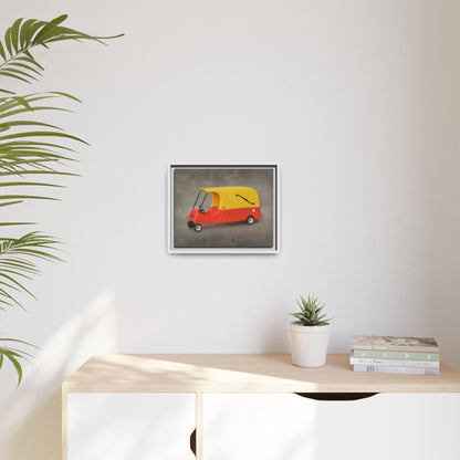 Hearse Framed Canvas Gallery Wrap
