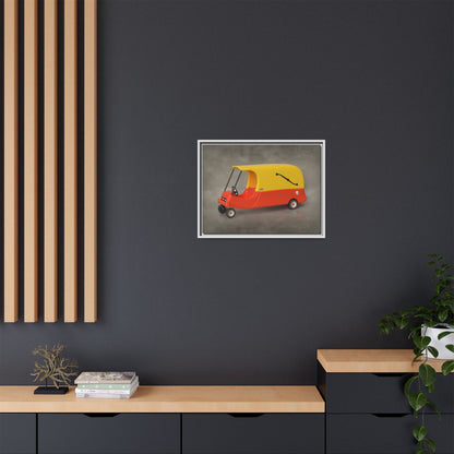 Hearse Framed Canvas Gallery Wrap