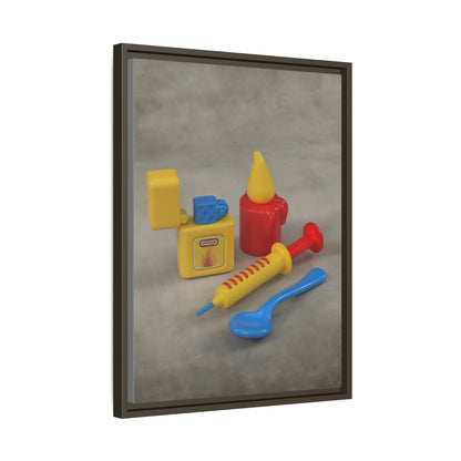 Heroin Framed Canvas Gallery Wrap