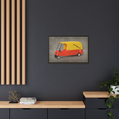 Hearse Framed Canvas Gallery Wrap