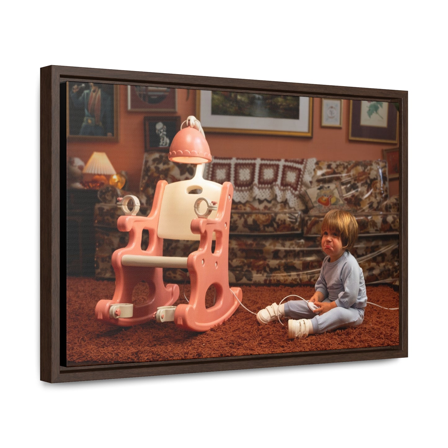 Electric Chair "Timeout"- Framed Gallery Canvas Wrap