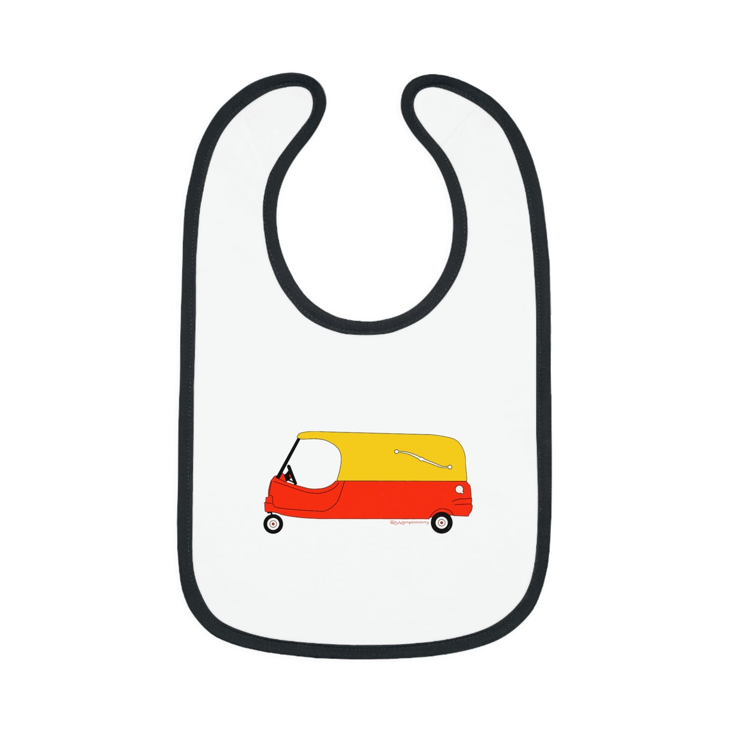 Cozy Hearse Baby Bib